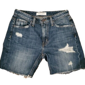 Flying Monkey Platinum Distressed Jean Shorts Women's Size 24